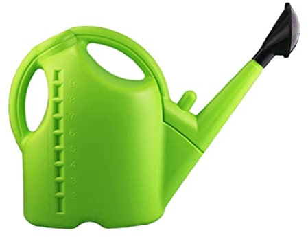 CTCOIJRN Regadera de Gran Capacidad de 5l, Boquilla Larga, pulverizador de riego Manual portátil, regadera espesante for Plantas for Interior(Green)
