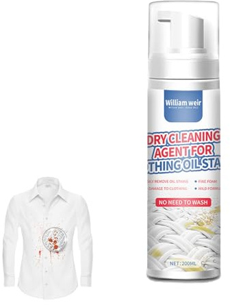 Limpiador de manchas secas, quitamanchas de ropa, quitamanchas en seco, quitamanchas de aceite en la ropa en casa, limpiador en seco para manchas de ropa, spray compacto para limpieza de alfombras