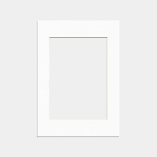Alison Kingsgate A1 White Picture Mounts for 75X50CM Aperture – Precision Cut Cardboard Photo Mounts with Aperture – Ideal for Posters, Prints & Certificates