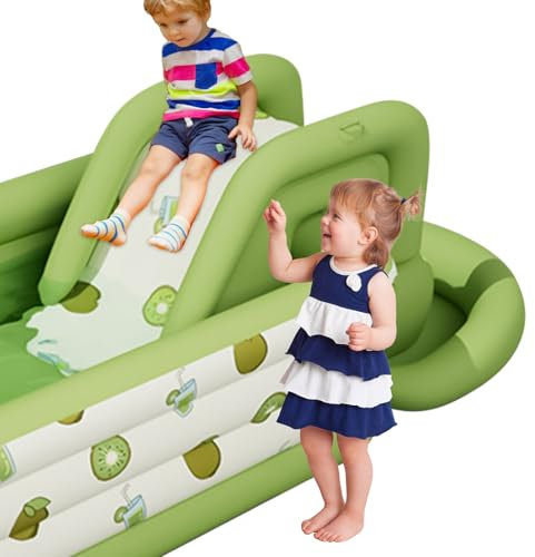 Toboggan Gonflable pour Piscine - Toboggan De Piscine | Accessoire De Natation Renforcé Gonflable Jouet pour Et Adultes pour Plage Vacances Parc Lac Camping Jardin Extérieur Aire De Jeux Famille
