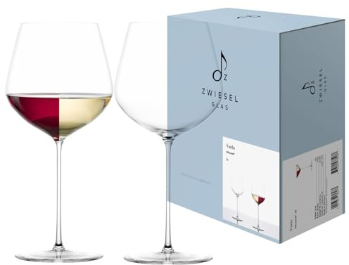 Zwiesel Glas Weingläser für Rot- & Weißwein Vuelo – wie handgefertigt: Eleganz und Präzision aus Tritan®-Kristallglas, filigran, besonders leicht, langlebig, pflegeleicht & spülmaschinenfest