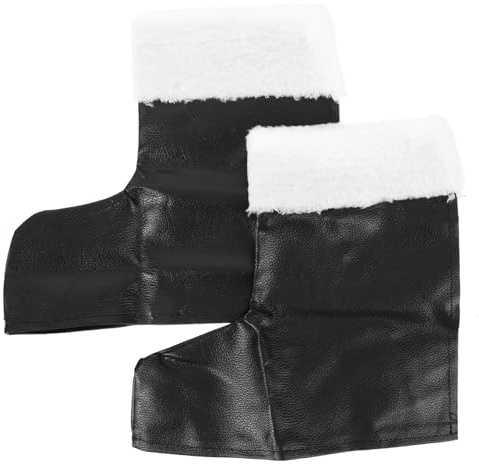 BESPORTBLE Santa Claus Boot Cover Junge Mädchen Weihnachtsmannstiefel Überzieher Weihnachtsdeko Cosplay Party Dekoration Für Festliche Atmosphäre