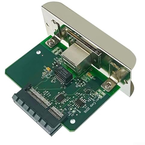 Oniissy Scheda di rete Ethernet cablata interna compatibile con stampanti per etichette ZT200 ZT210 ZT230, modulo server di stampa P1038204-01, accessorio di ricambio per ufficio