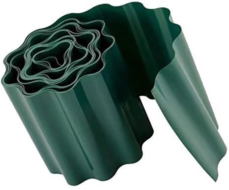 DOITOOL Recinzione da Giardino Flessibile in Plastica Bordura Aiuole Decorativa Resistente e Liscia per Prato e Coltivazioni Steccato Versatile per Paesaggi Curvi e Lineari