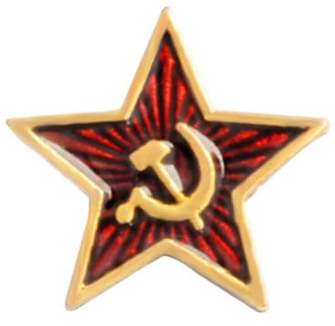 YARNOW Broche Estrella Comunista Marxismo, Broche De Aleación, Alfiler Para Mujer, Accesorio Decorativo Para Ropa y Bufandas, Set De 4 Piezas, Diseño Vintage Pequeño Para Uso Diario