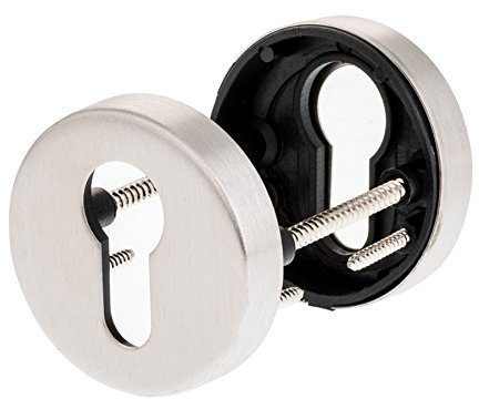 Profilzylinder Schlüssel / V2A Edelstahl matt