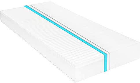 TEWTX7 PU-Schaum D25 Matratze mit Waschbaren Bezügen | Antirutsch Weich Matratze | 140 x 200 x 16 cm | H2/H3-Härte | 7 Zonen