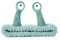 Molain Face Wash Headband, Palm and Snail Spa Hair Bands Makeup Headbands Women Cartoon Cute Coral Fleece Elastic Headband Creative Hair Accessories for Washing Face Shower Sports Beauty Skincare