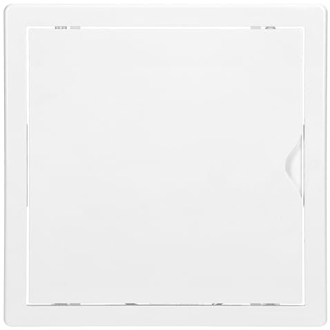 Miratic Sportello Ispezione Cartongesso per Contatori dell'Acqua Sifoni o Valvole Sportello Contatore Acqua in ABS Colore Bianco Botola Ispezione Cartongesso Varie Dimensioni (20 x 20 cm)