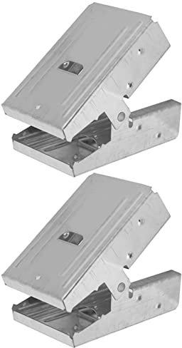 UPQRSG Supports de Chevalet de Sciage 2 Pièces, Supports de Chevalet de Sciage À Usage Moyen, Kit de Présentoir, Support de Chevalet de Sciage en Métal, Accessoires D'Outils de Travail Du Bois