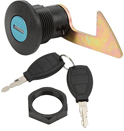 Cerradura Trasera para Maletero de Motocicleta, Cerradura Trasera para Montaje de Scooter, Plástico de Aluminio, Universal, para Maletero de Almacenamiento de Motocicletas