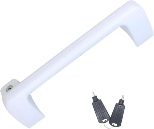 Xzmzbxzb Parti di Ricambio for Maniglia for Porta a Forma di Arco del Frigorifero, Maniglia for congelatore a pozzetto Handle And Key