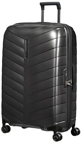 Samsonite Attrix - Spinner L, Koffer, 75 cm, 97 L, Schwarz (Anthrazit)