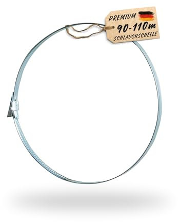 TronicXL Premium 90-110mm Rohrschellen Schlauchschellen 90mm 100mm 110mm Schlauchklemmen DN100 DN90 DN110 Schelle Klemme Schlauch (32, 90-110mm)