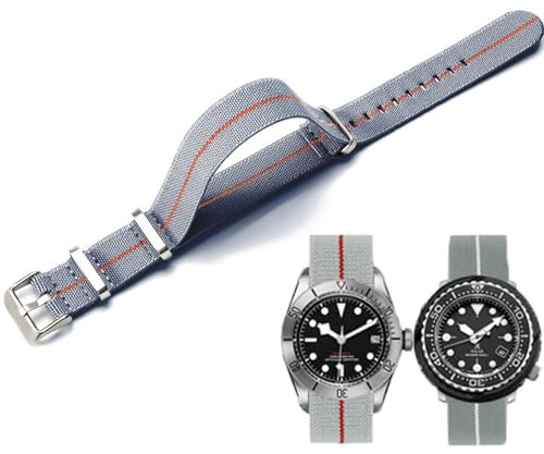 Niziruoup Klockarmband Nylon 18mm 20mm 22mm NATO-Stil Elastisk Nylon Militär Fallskärmsrev Nylontyg Ersättning Sportband Klockband för Herr Kvinnor