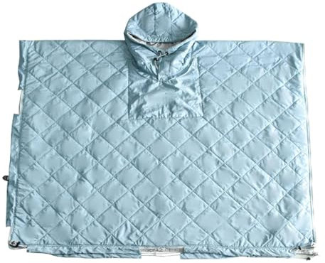 shjxi Sleeping Bag, Sleeping Bags for Adults, Wearable Sleeping Bag Poncho, Hooded Insulation Camping Blanket, Warm Portable Poncho Blanket, Water-Resistant Sleeping Bag for Adult