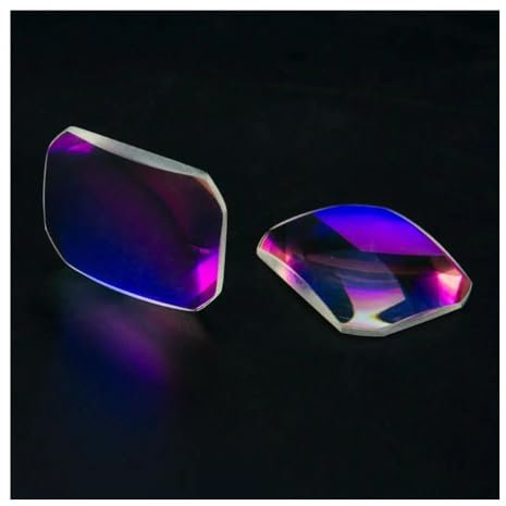 Mikroskop Defektes optisches Glas, bikonvexe Linse, konvexe Linse, Prisma, 5 Stück