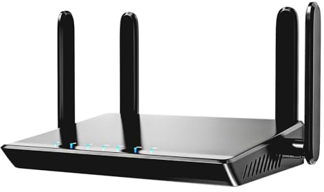 KKH Router WiFi de 2.4 GHz, portátil de fácil configuración, red inalámbrica de Internet, enrutadores Wi-Fi de largo alcance, alta velocidad de hasta 300 mbps para hotel, hogar, Smart TV, PC