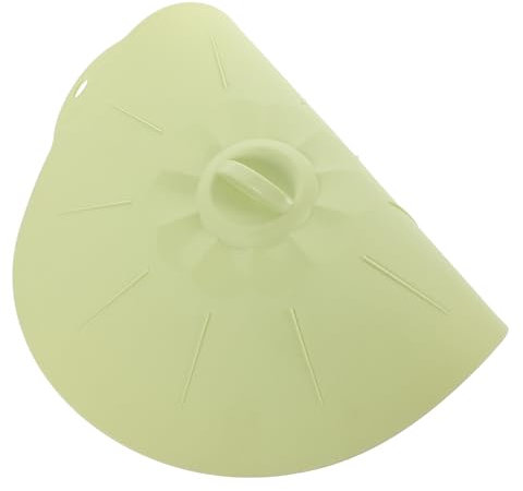 Homoyoyo Extra Large Green Food Grade Silicone Sealing Lid Bowl Lid Suction Food Preservation Cover for Home Kitchen