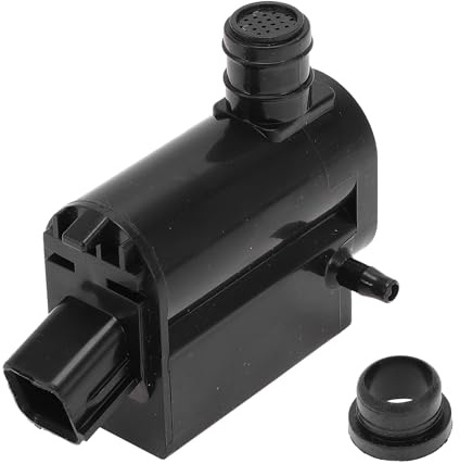 HOPESPANNER Scheibenwaschpumpe Für Hyundai Santa Fe 2001-2017 1 Stk | Schwarz, Kunststoff, 3 Pins, OE 985103E000, Für Hyundai Tucson 16-17, Für Hyundai Elantra 01-06, Für Hyundai Accent 06-17