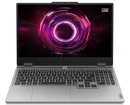 Lenovo LOQ 15.6 IPS FHD 144Hz AMD Ryzen 7 250 NVIDIA GeForce RTX 5060 AI Gaming Laptop 16GB RAM 512GB Luna Grey