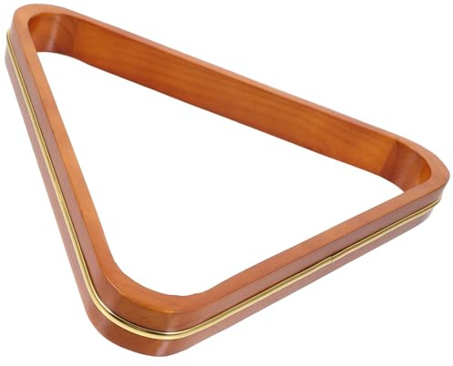MAGICLULU Support de Billard en Bois Trépied Cadre Triangle pour Rangement Boules Accessoires Table