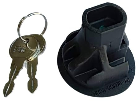 LatoYard Tankdeckel mit Verriegelungsmechanismus für Ford EcoSport, Escape, Mustang, Edge, Explorer, F150, Fiesta, Focus, Fusion, Taurus