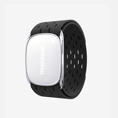 Mentech Passion HRM01 - Brazalete de frecuencia cardíaca Brazo Bluetooth Ant+ Sensor Óptico Monitoreo del sueño Compatible con Strava, Garmin, Wahoo, Apps... IP67