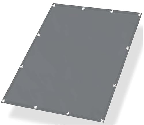 Vela Ombreggiante Impermeabile 4x6m,Gris Foncé Telo Ombreggiante con occhielli,Tenda da Sole Impermeabile,Rettangolare per Esterno, Giardino, Terrazzo, Balcone, Patio