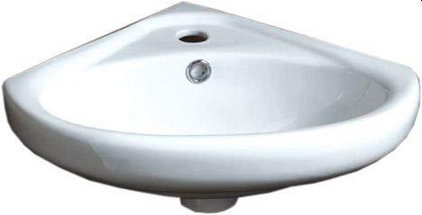 LAVABO AD ANGOLO 45° MONOFORO