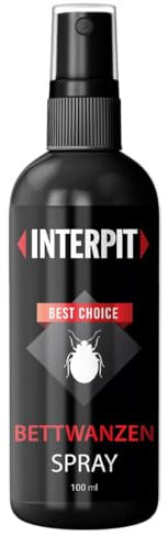 Interpit® BETTWANZEN Spray, Hochwirksam bei der Bettwanze - biologische Bekämpfung & Mittel zur Schädlingsbekämpfung für Matratzen und empfindliche Oberflächen - Anti Ungeziefer | 100ml