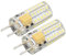 FTVOGUE 12V 2 Pièces GY6.35 Ampoule de Remplacement Protection des Yeux 6000K 3W 48 LED Ampoule économie D'énergie pour Lustre Lampe de Table