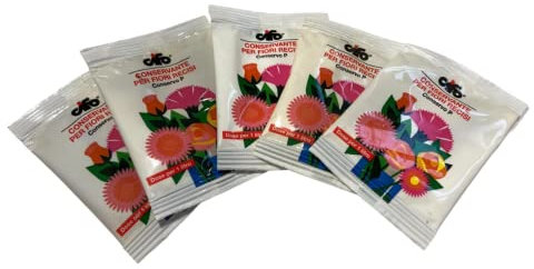Cifo Conservateur pour Fleurs coupées, nourrit et conserve plus longtemps toutes les fleurs coupées. (1 sachet = 5 gr.) (5)