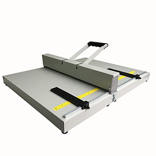 ARWIC Plieuse de Papier Manuelle de 450 mm avec règle de positionnement, Pliage de Papier Robuste pour Cartes de vœux, livrets, Papier Photo