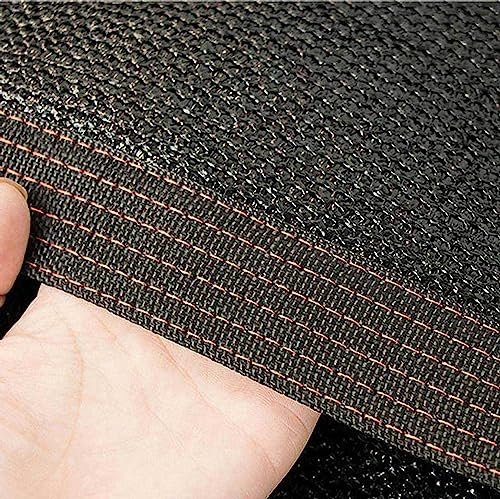 PanHuiWen Voile D'Ombrage Pergola Mat Voile D'Ombrage 5x5 Toile Ombrage Etanche Tente D'Ombrage Filet Dombrage Noir,8x10m