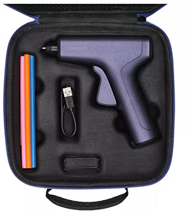 Pistola per colla a caldo per piccoli lavori, Pistola For Colla A Caldo Cordless Kit Pistola For Colla A Riscaldamento Rapido Con Stick Di Colla Premium For La Casa Pistola In Silicone Caldo For Artig