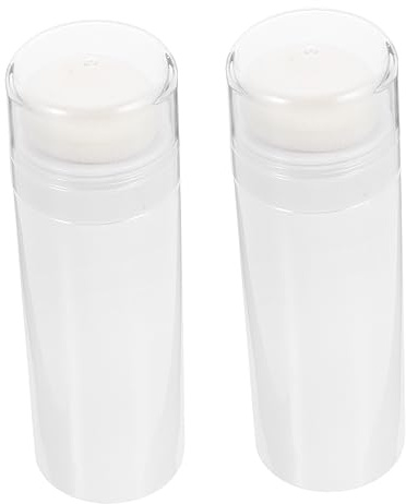 VICASKY Kinder Puder Stick 4 Stück Puderquaste Schminken Leeren Pulverbehälter Vorratsflasche Für Pulver Vorratsflasche Für Säuglingspulver Pflege Container Puffs Spender Pp