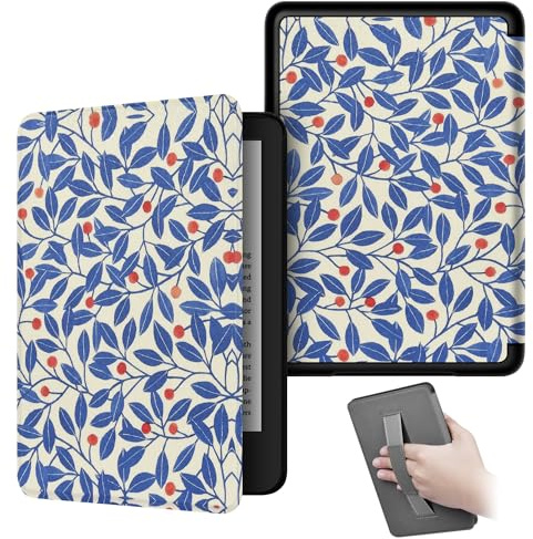 Schlanke Hülle für Kindle Paperwhite 11. Generation 2021 & Signature Edition (6,8) - Leicht, mit Auto Sleep/Wake und Handriemen, Nicht Kompatibel Mit Anderen E-Book-Readern (Blatt)