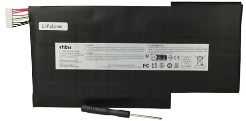 vhbw 1x batteria compatibile con MSI GS73 Stealth 8RE, GS73 Stealth 8RD, GS73 Stealth-014 4K notebook (5700mAh, 11,4V, Li-Poly)