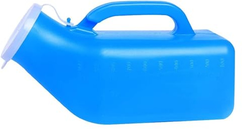 Urinflaschen für Männer Outdoor-Reise-Urinal for Männer, durchsichtiger Kunststoff, auslaufsicheres Gerät, tragbare Urinalflasche
