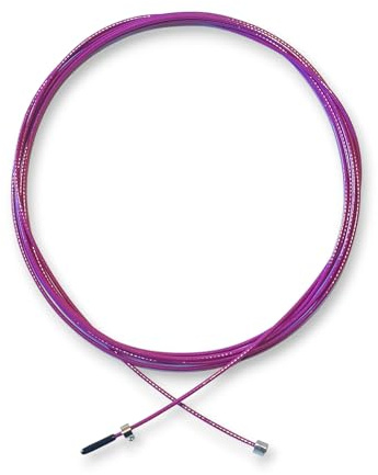 CATGRIPS Comba Premium Crossfit-kabel, 2,0 mm, utbytesrep för hopprep, rep för hoppningskabel, hopprep, hastighetskabel (lila)