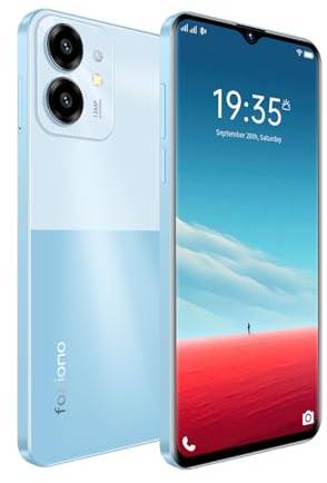 Fine Life Pro Telefono sblocco, processore 8-core, smartphone 4G-LTE TDD FDD, fotocamera 5MP+13MP, 4GB RAM, 64GB ROM, 256GB espandibile, schermo da 6,52 pollici (2, blue)