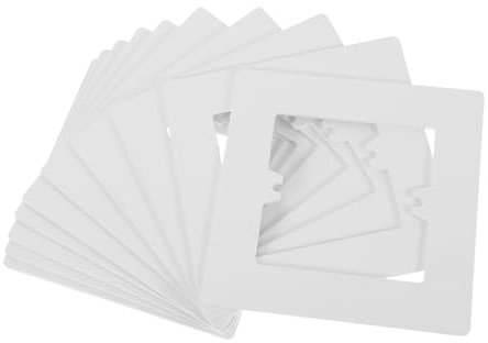 Outanaya 10piezas Cubiertas De Placa De Interruptor Decorativas Pvc Cubiertas De Luz Fácil De Instalar
