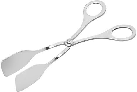 Ponga De Cocción: Pinzas Para Servir Buffet, Clips De Alimentos De Acero Inoxidable | Terramientas De Cocina De Forma De Tijera Para Pan, Filete, Pasteles Y Ensaladas, Mini Pinza Utilitaria Para Barba