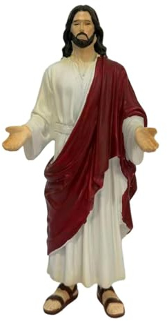 Genérico Edición Limitada De Coleccionista De Jesucristo, con Simbolismo del Sagrado Corazón, 17 Cm, Figuras De Jesús Te Ama, Estatua Religiosa del Sagrado Corazón, Decoración