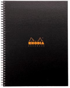 Rhodia 5 x Notizbuch Notebook Rhodiactive A4 21x29,7cm 80 Blatt 90g liniert schwarz