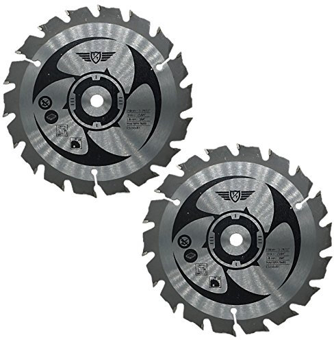 2 x TopsTools CS15018T_2 150mm 18T 10mm Bohrung TCT CSB150A1 Sägeblätter kompatibel mit Ryobi ONE Plus RWSL1801 18 V R18CSP-0