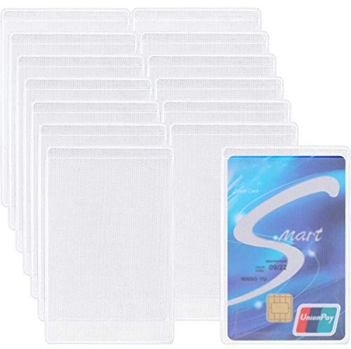 100 Stücke Kunststoff ID Kreditkarteninhaber Vertikale Geschäft Kartenhüllen Vereist ID Beschützer