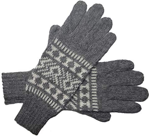 Posh Gear Alpaka Handschuhe Guantofigura Fingerhandschuhe Damen Herren aus 100% Alpakawolle