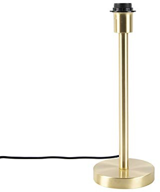 Qazqa classic-antique Tischleuchte - Simplo - Gold, Rund, max. 40W, Geeignet für LED, 39.5cm, Ideal als Wohnzimmerlampe und Schlafzimmerlampe